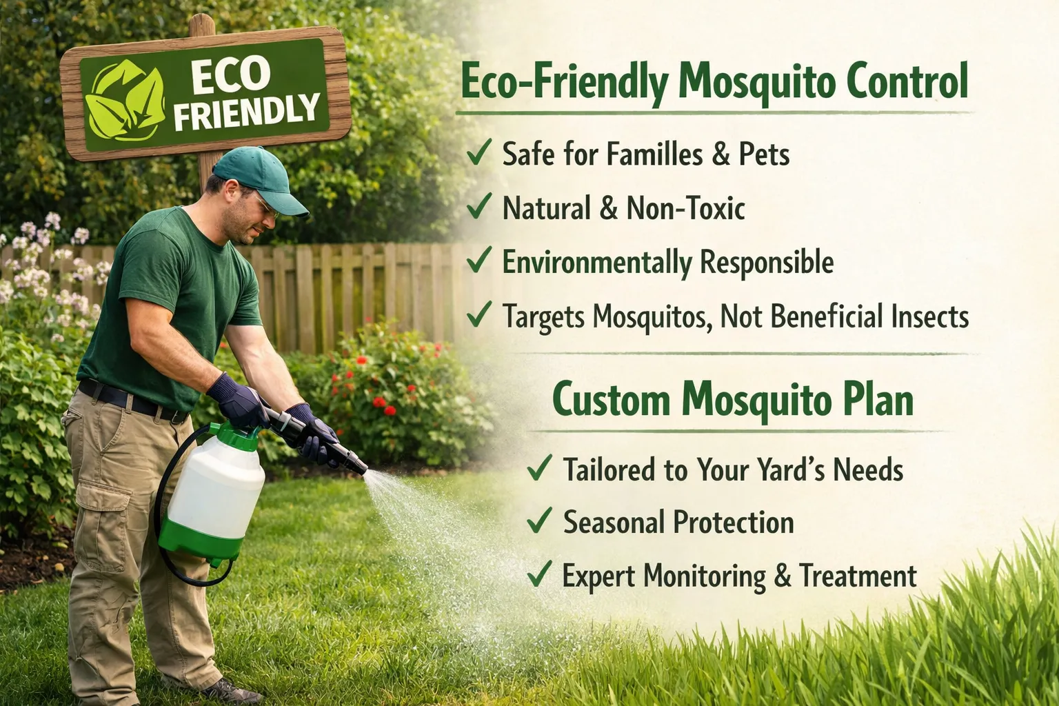 Why Smart Homeowners Prefer Eco-Friendly Mosquito Control with a Custom Mosquito Plan?