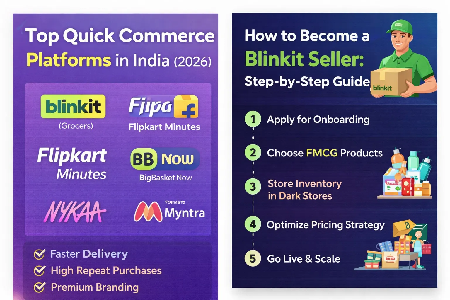 Quick commerce platforms and Blinkit guide
