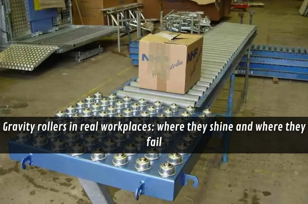 Gravity rollers in real workplaces: where they shine and where they fail