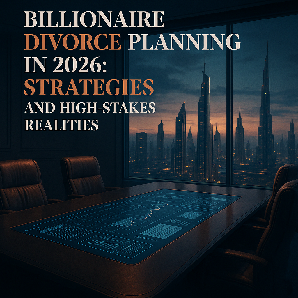 Billionaire Divorce Planning in 2026: Strategies and High-Stakes Realities