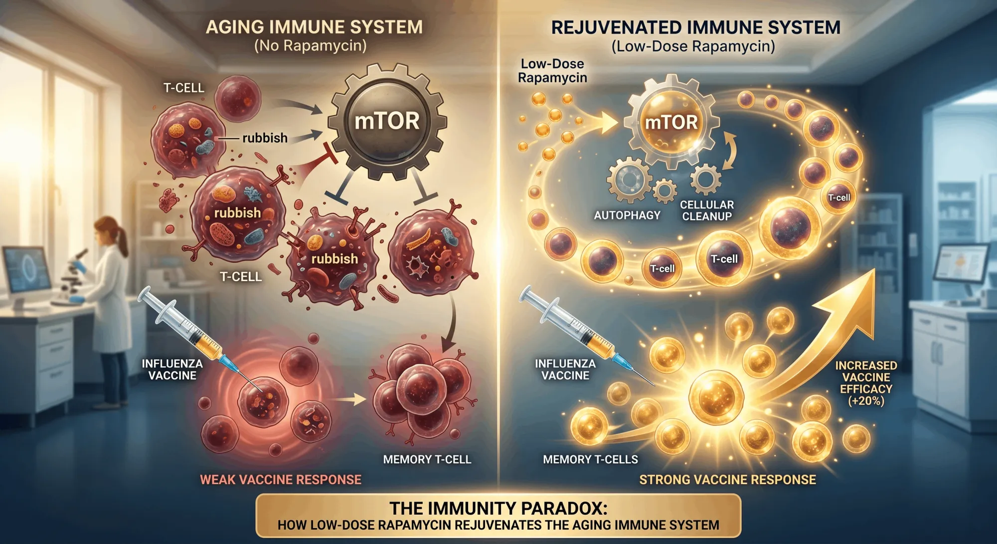Rapamycin Anti-Aging Benefits: The Complete 2026 Guide to How It Reverses Immune Aging