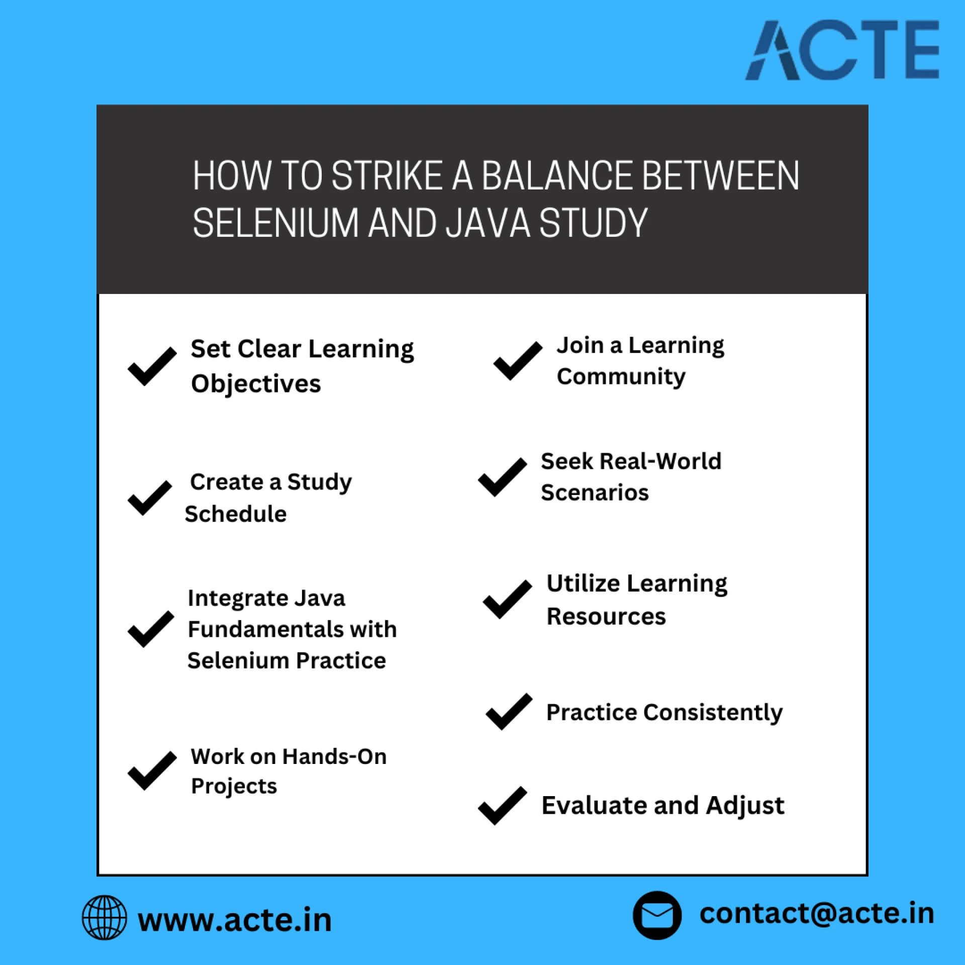 Optimizing Your Learning Experience: Combining Selenium and Java Skills
