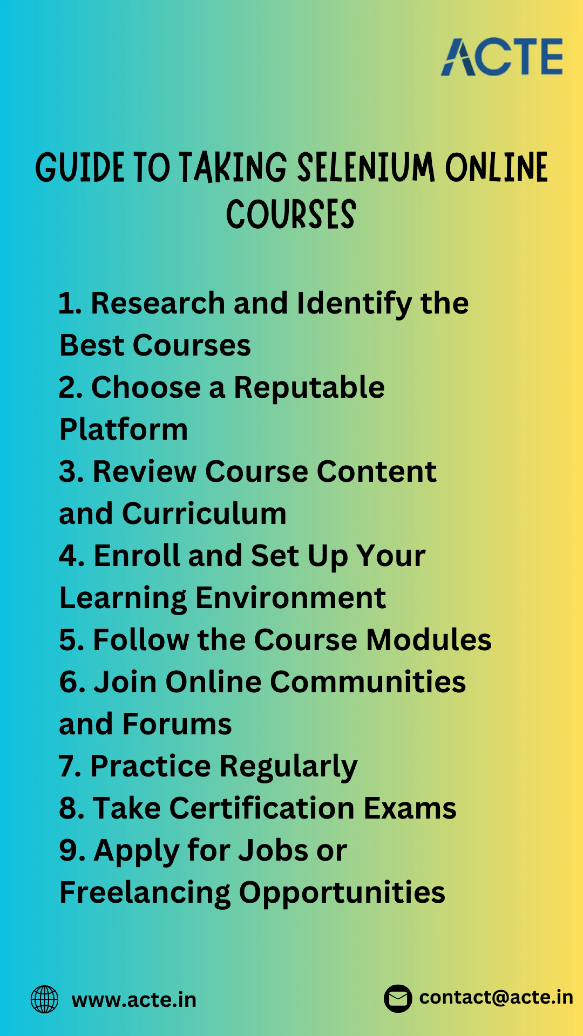 How to Take Selenium Online Courses: A Step-by-Step Guide
