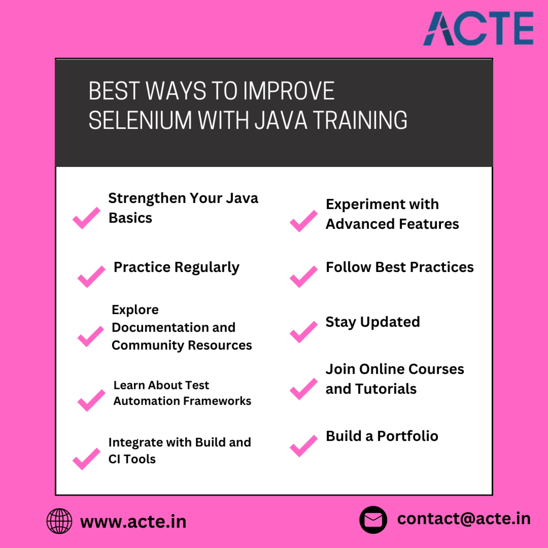 Mastering Selenium with Java: A Roadmap to Automation Excellence