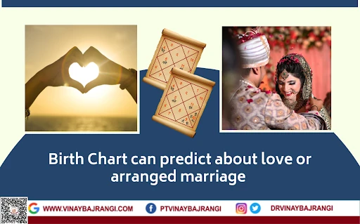 Birth chart can predict about a love marriage or arranged marriage?