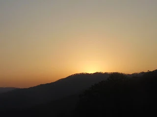 A Few Moments Of Sunset Near Binsar, Uttrakhand (Kumaon)
