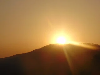 A Few Moments Of Sunset Near Binsar, Uttrakhand (Kumaon)