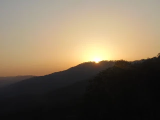 A Few Moments Of Sunset Near Binsar, Uttrakhand (Kumaon)