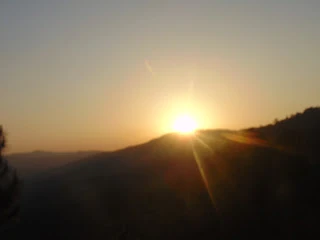 A Few Moments Of Sunset Near Binsar, Uttrakhand (Kumaon)