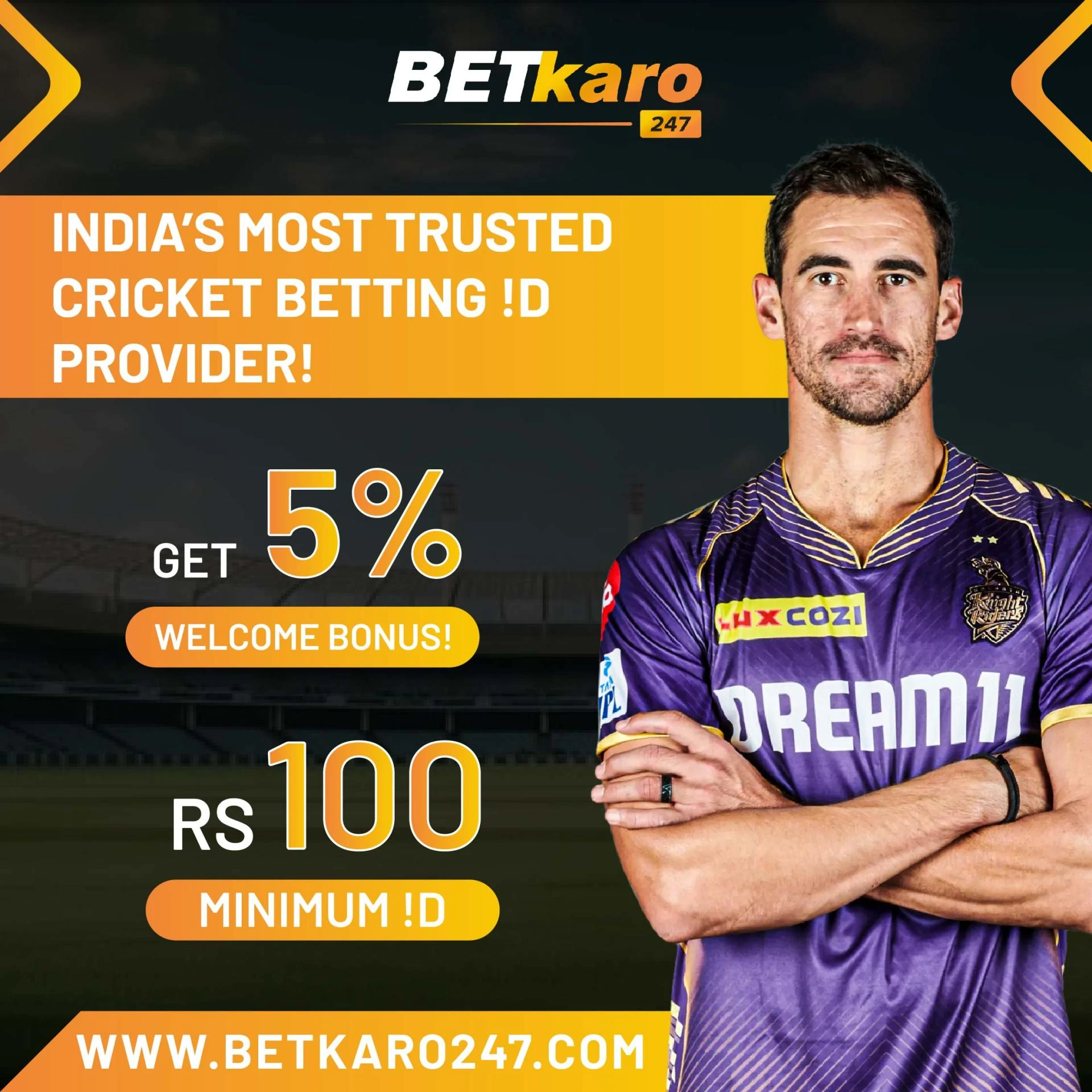 Enjoy the best thrill of cricket with an IPL betting ID.