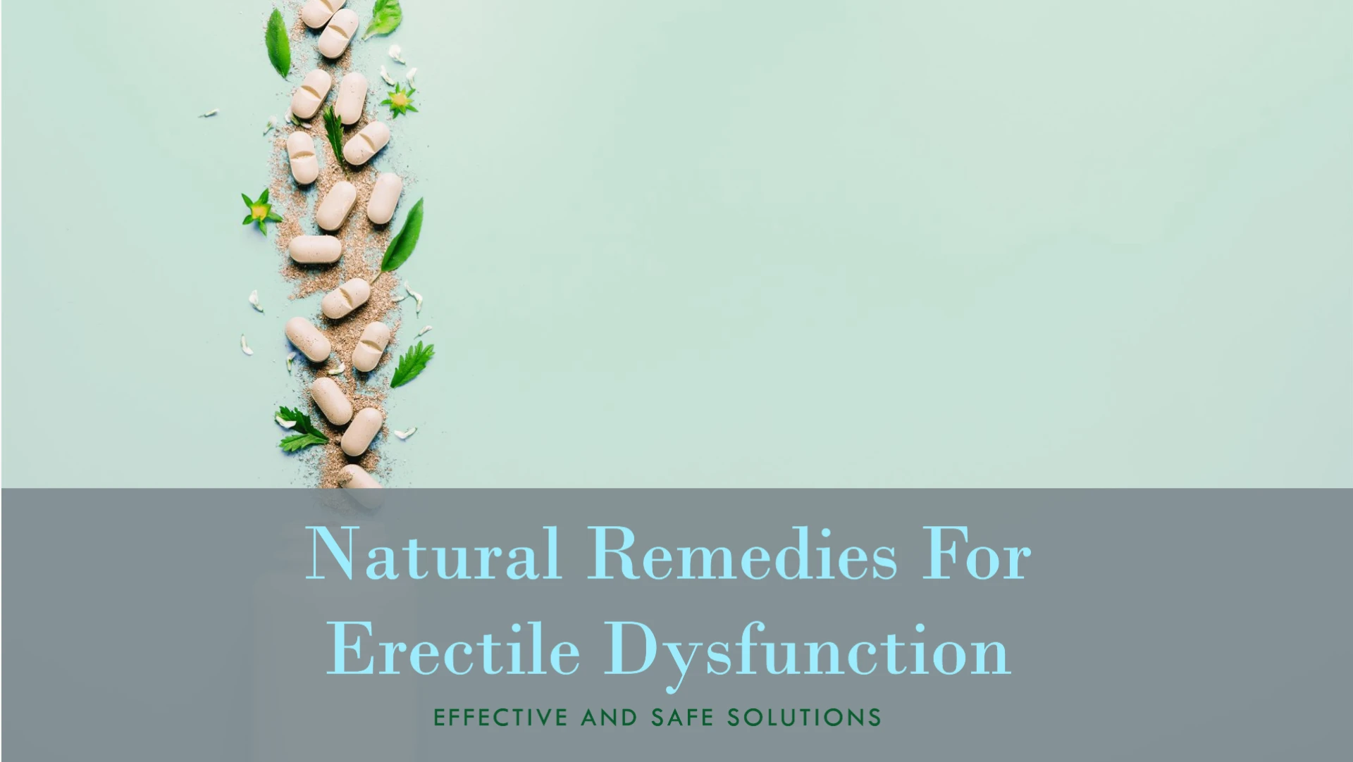 Natural Remedies For Erectile Dysfunction