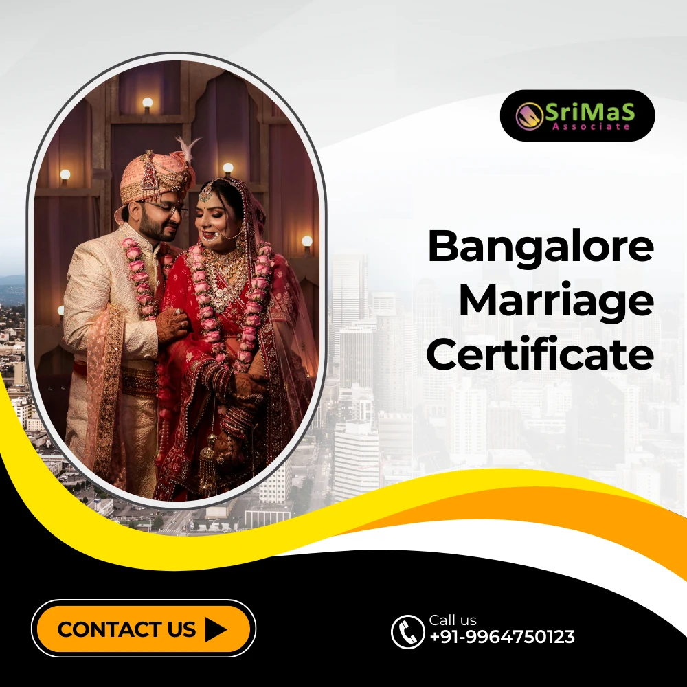 Marriage Certificate Online Bangalore: Get Your Bangalore Marriage Certificate with Srimas Associate