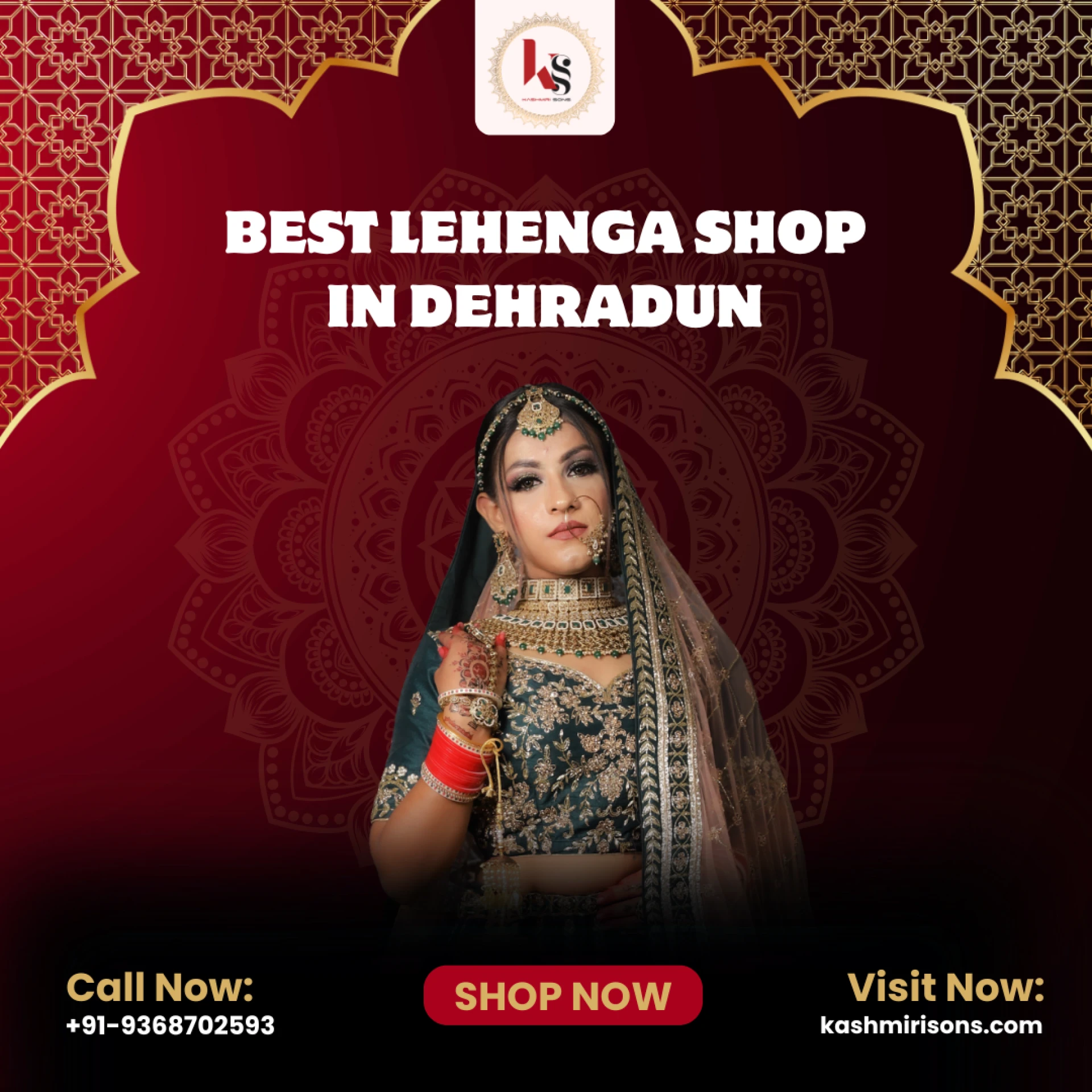 Best Lehenga Shop in Dehradun: Find Your Dream Bridal Lehenga at Kashmiri Sons
