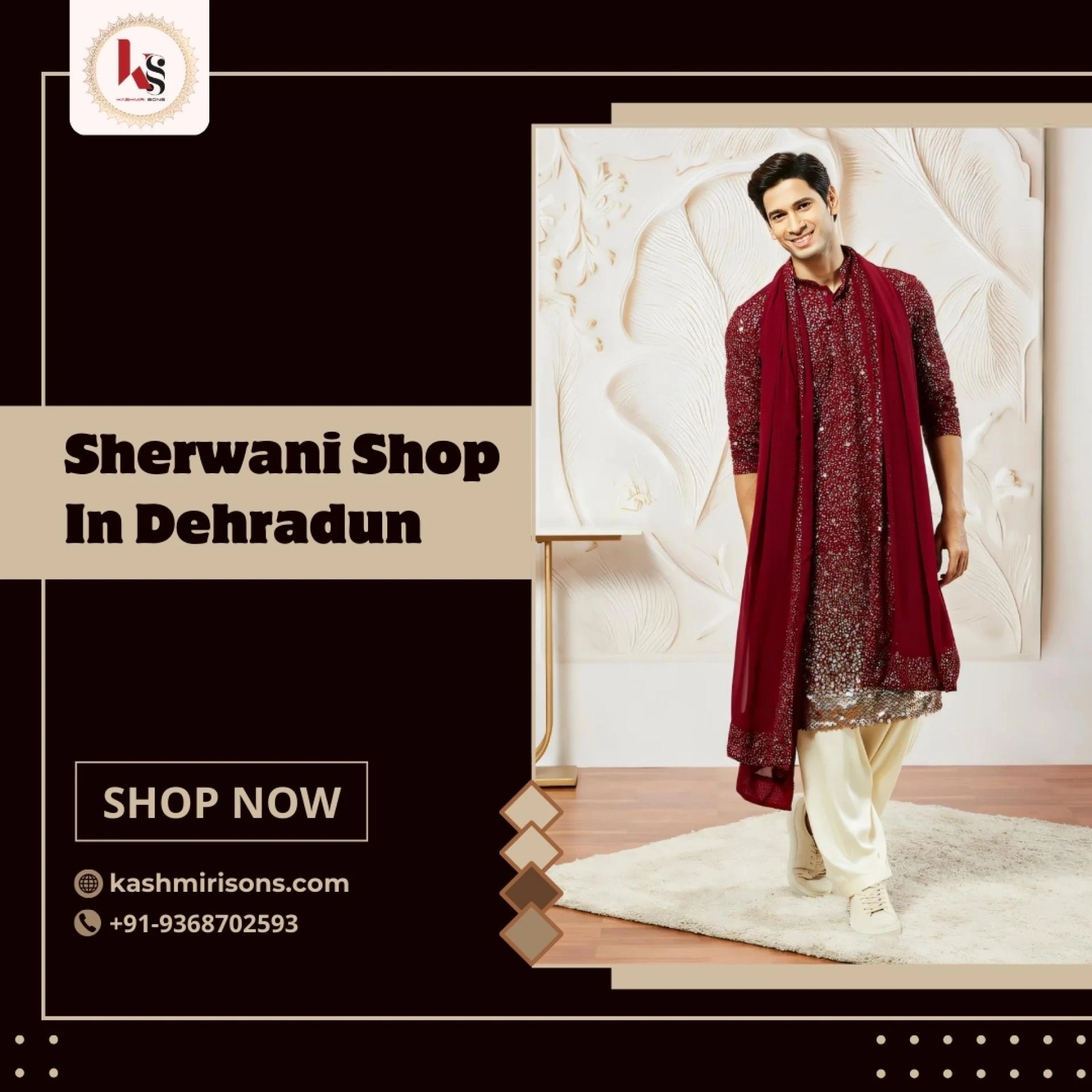 Why Kashmiri Sons is the Best Sherwani Shop In Dehradun for Groom’s Wear