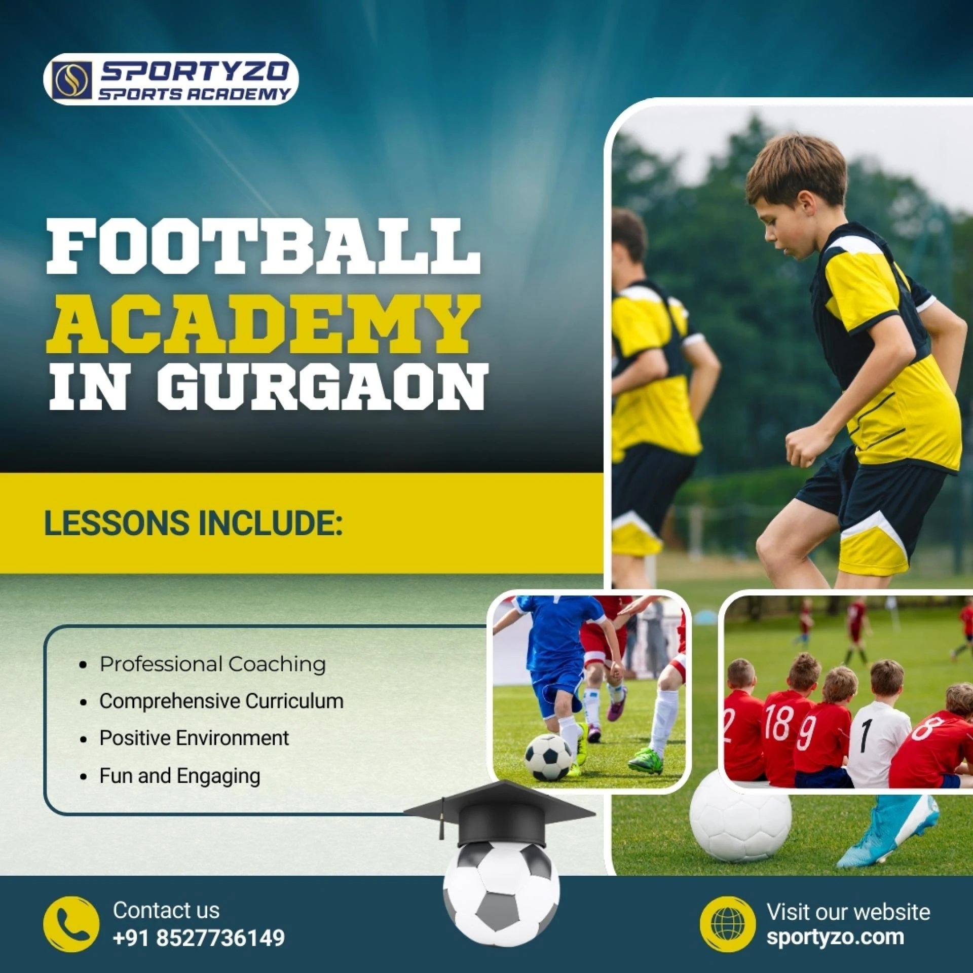 Why Sportyzo Sports Academy is the Best Football Academy in Gurgaon