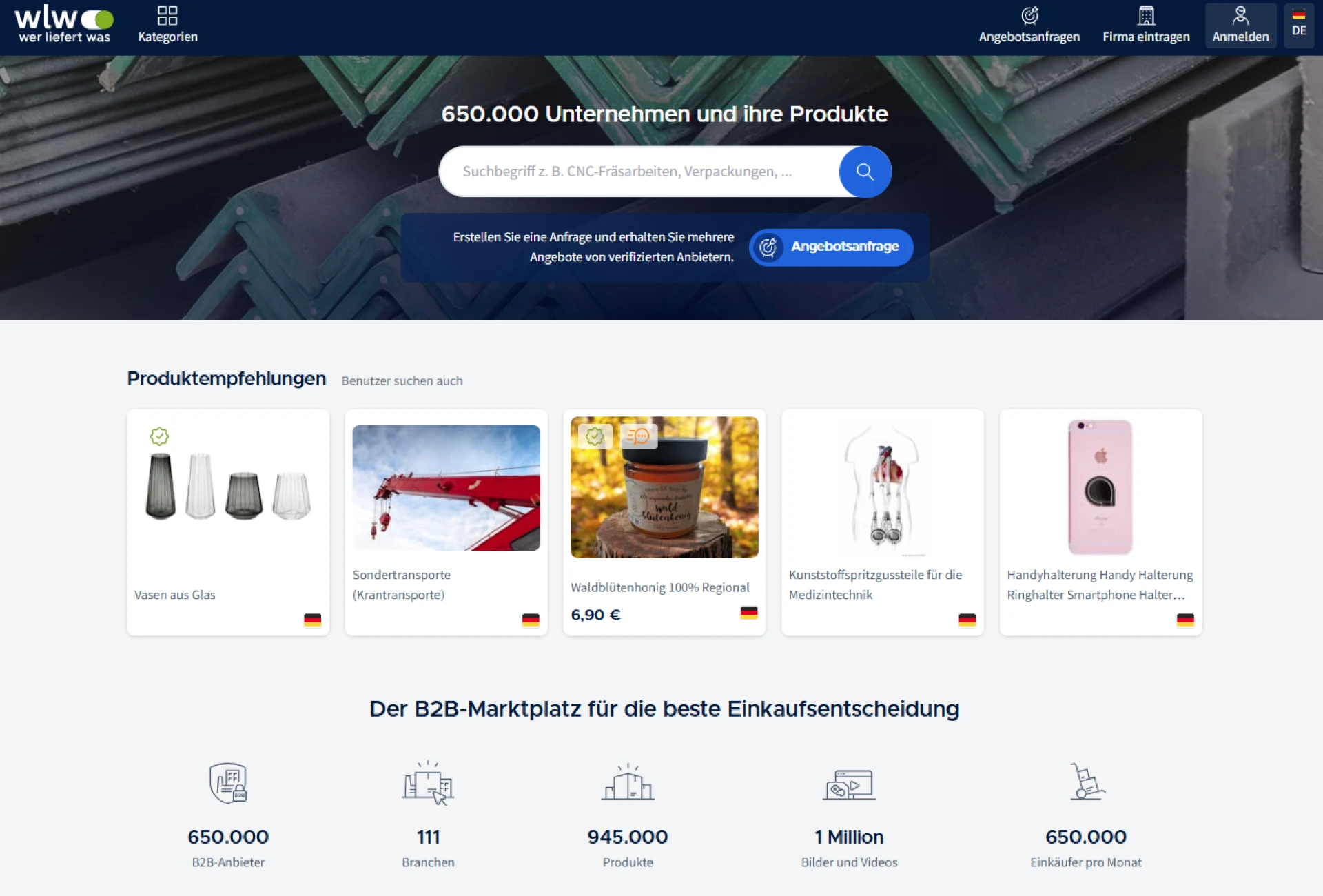 Top 10 B2b Marketplace in Germany 2025