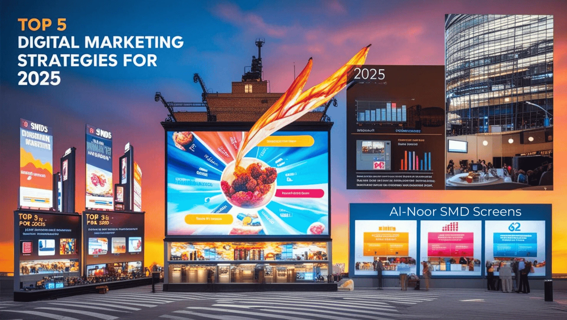 Top 5 Digital Marketing Strategies for 2025 and Role SMD Screens in Marketing