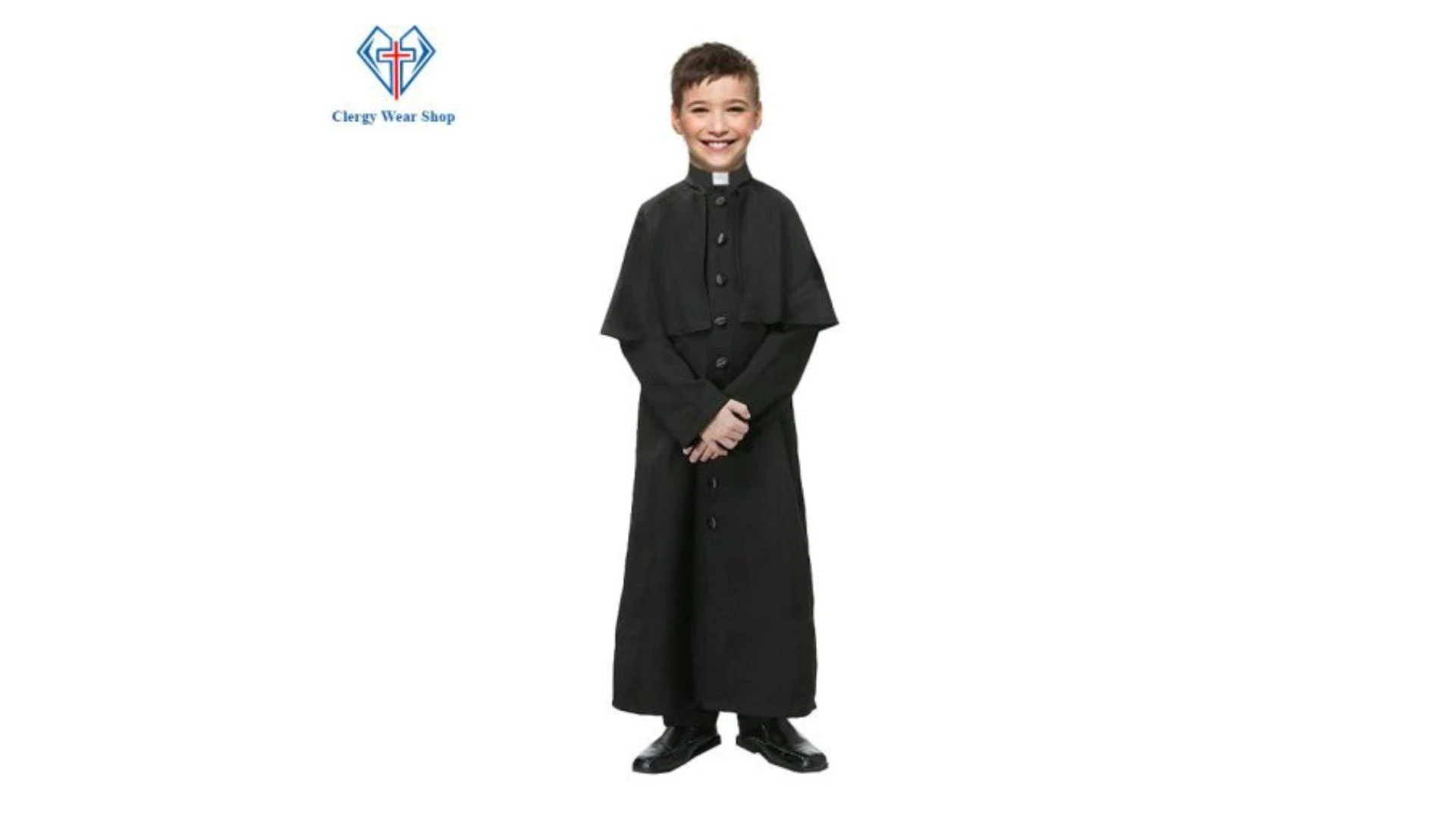Classic Black Cassock for Altar Server with Stylish Design