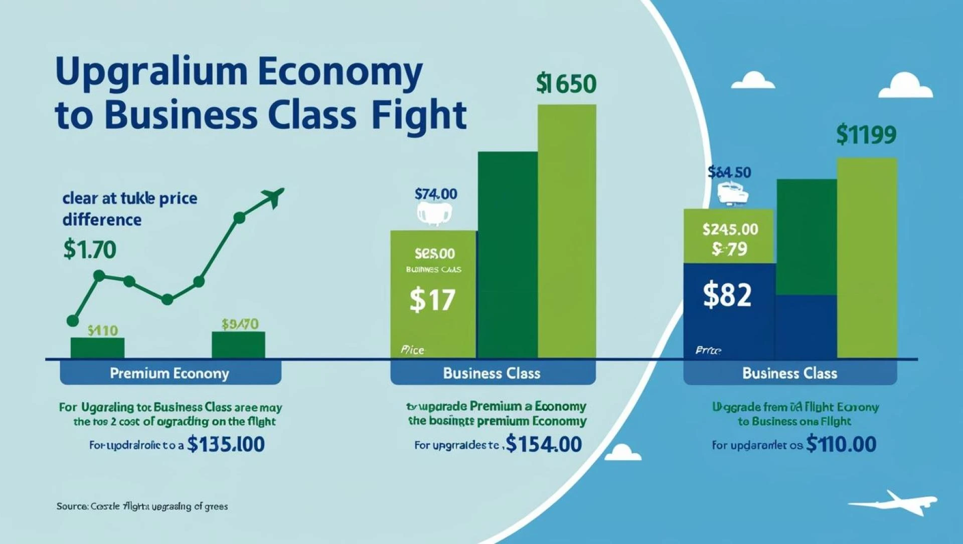How Much Does It Cost to Upgrade from Premium Economy to Business Class?
