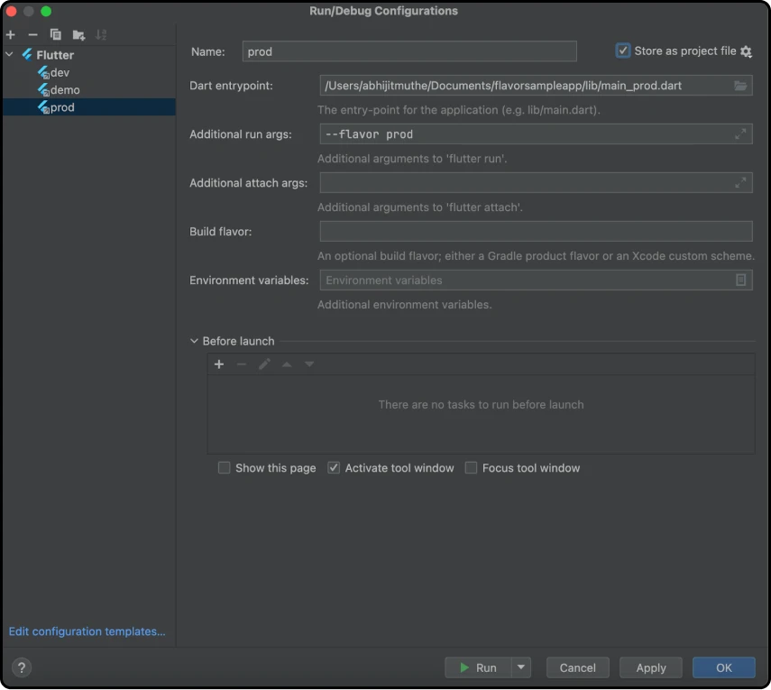 Customizing Flutter App with Flavors for Different Environments