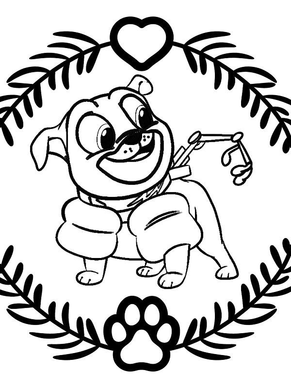 Bingo and Rolly Free Coloring Pages Printable For Kids!