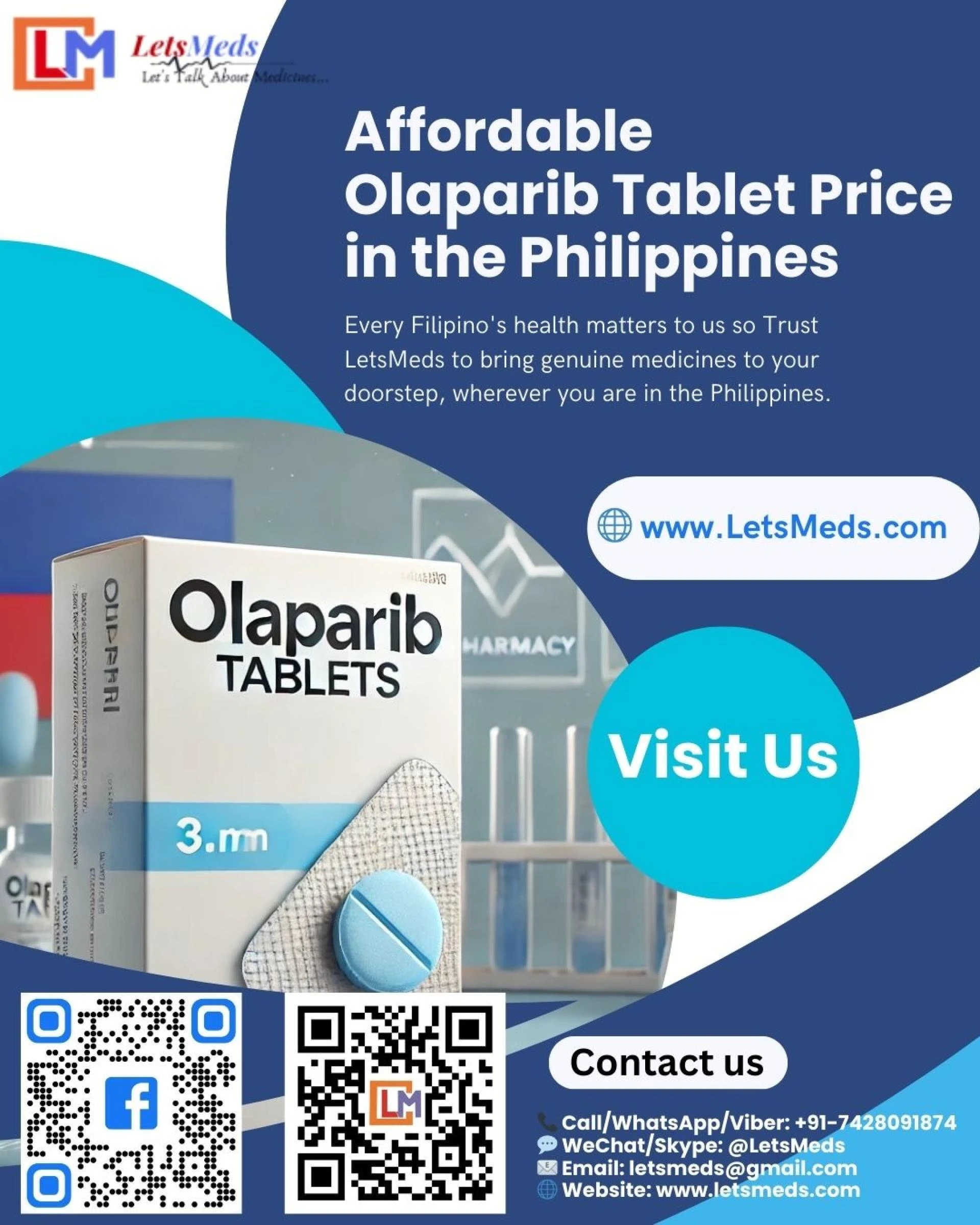 Generic Olaparib Tablet price in Manila, Cebu, Davao
