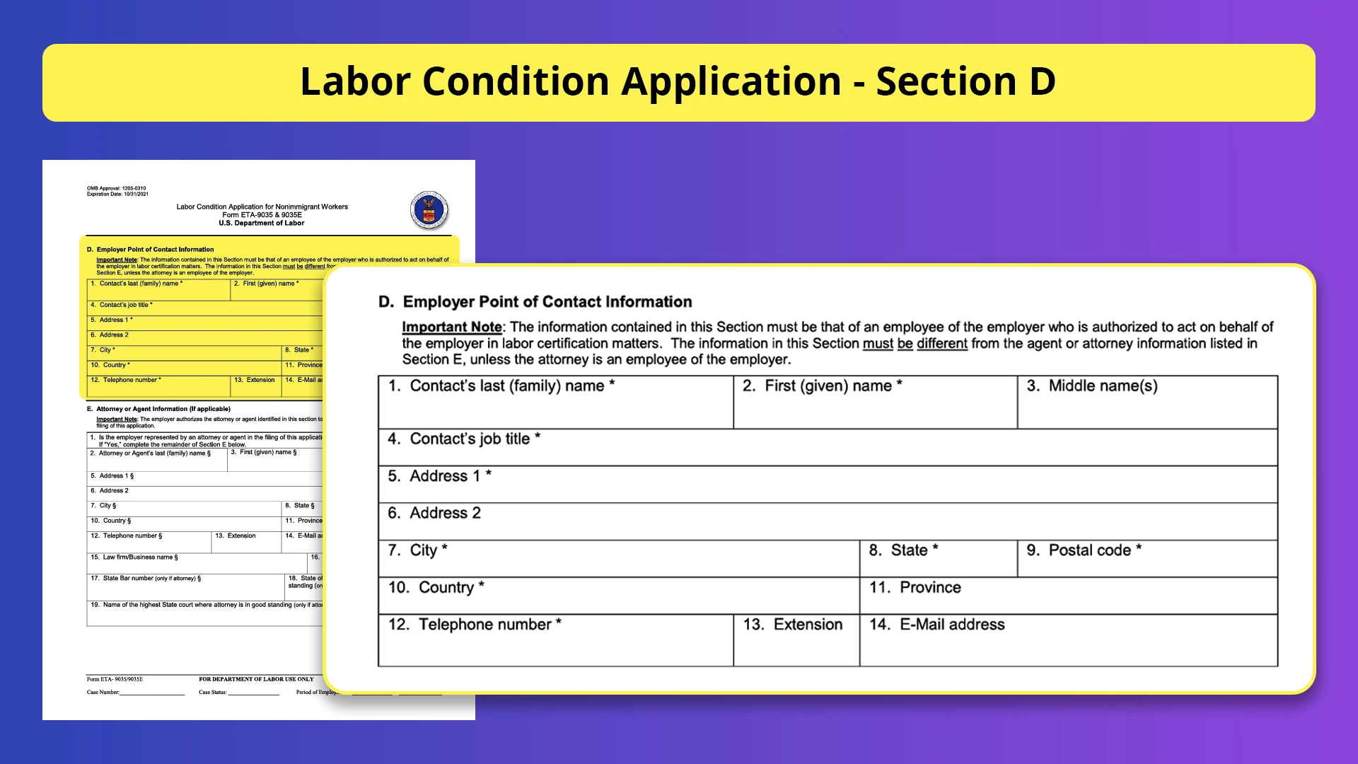 Understanding the Labor Condition Application