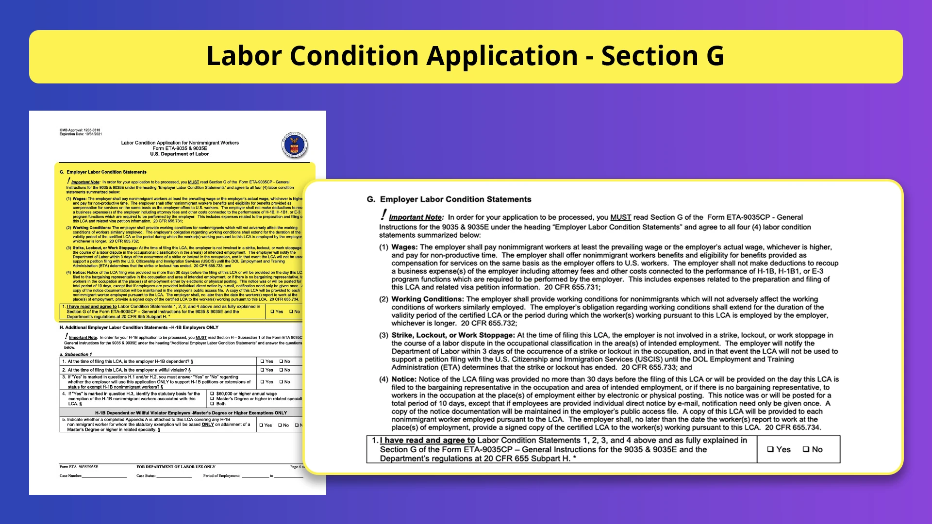 Understanding the Labor Condition Application