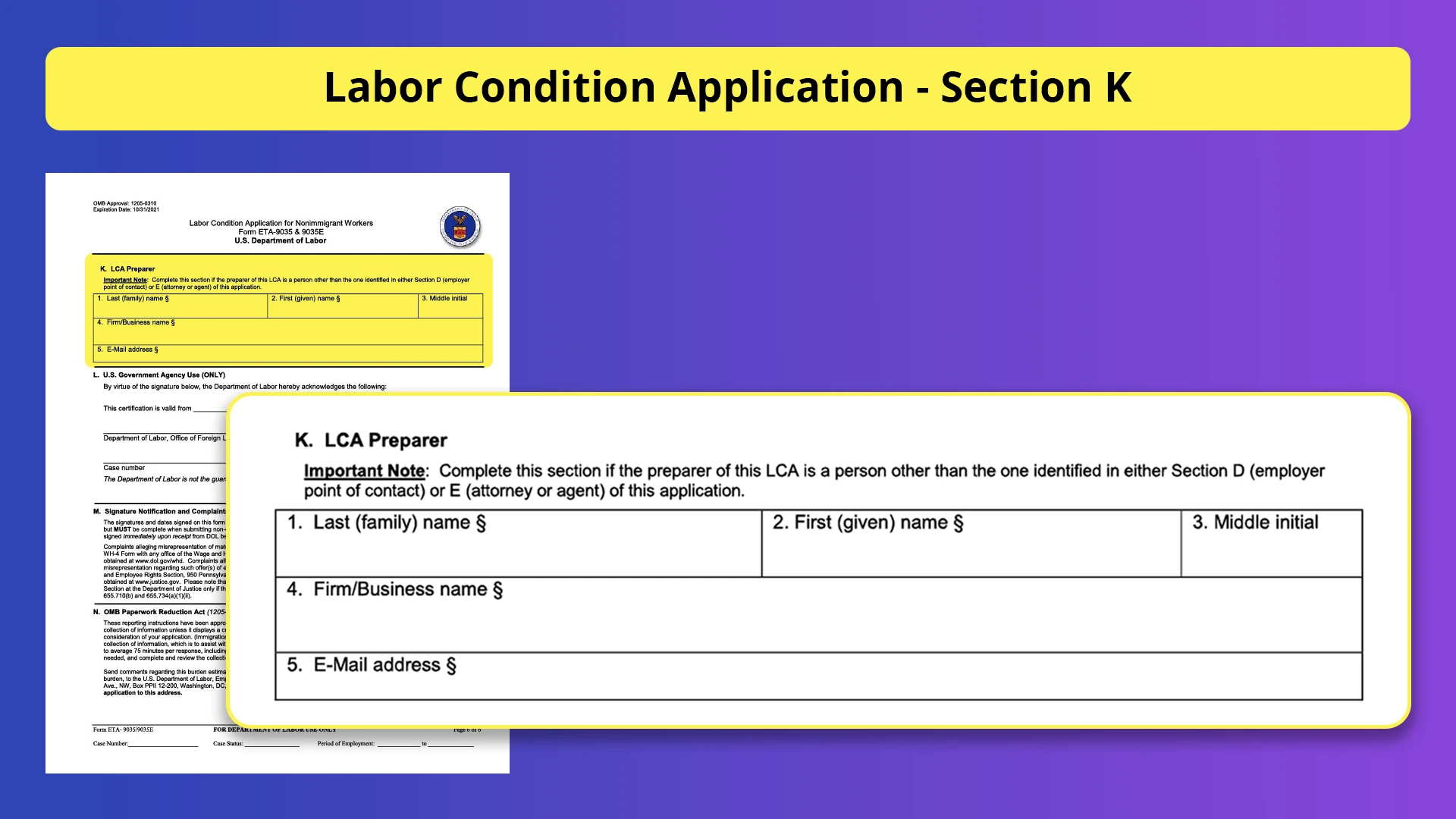 Understanding the Labor Condition Application