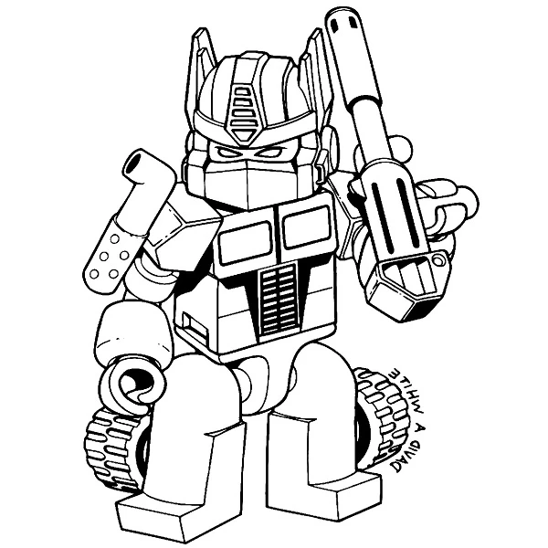 LEGO Coloring Pages PDF Free Download – Coloringonlinefree.com!