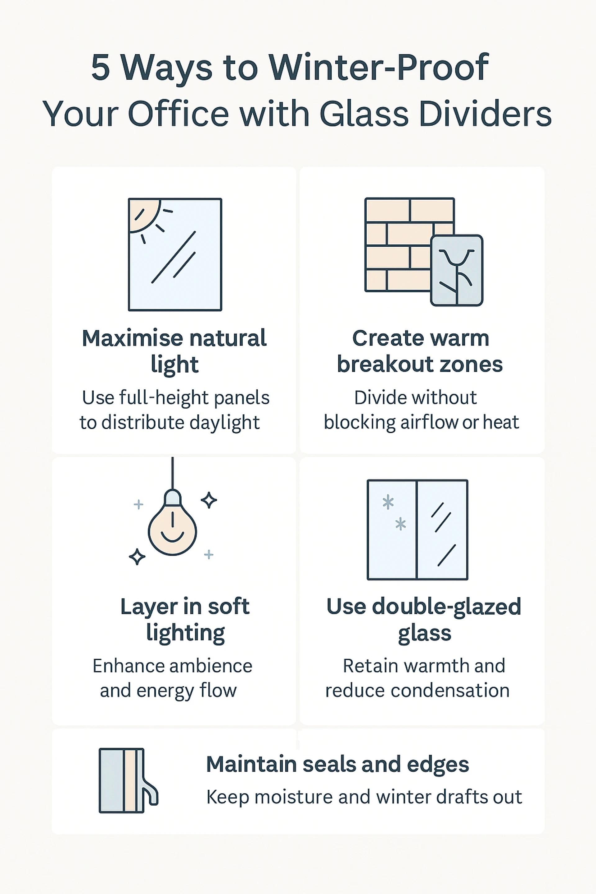 Winter-Proofing Offices with Glass Wall Dividers