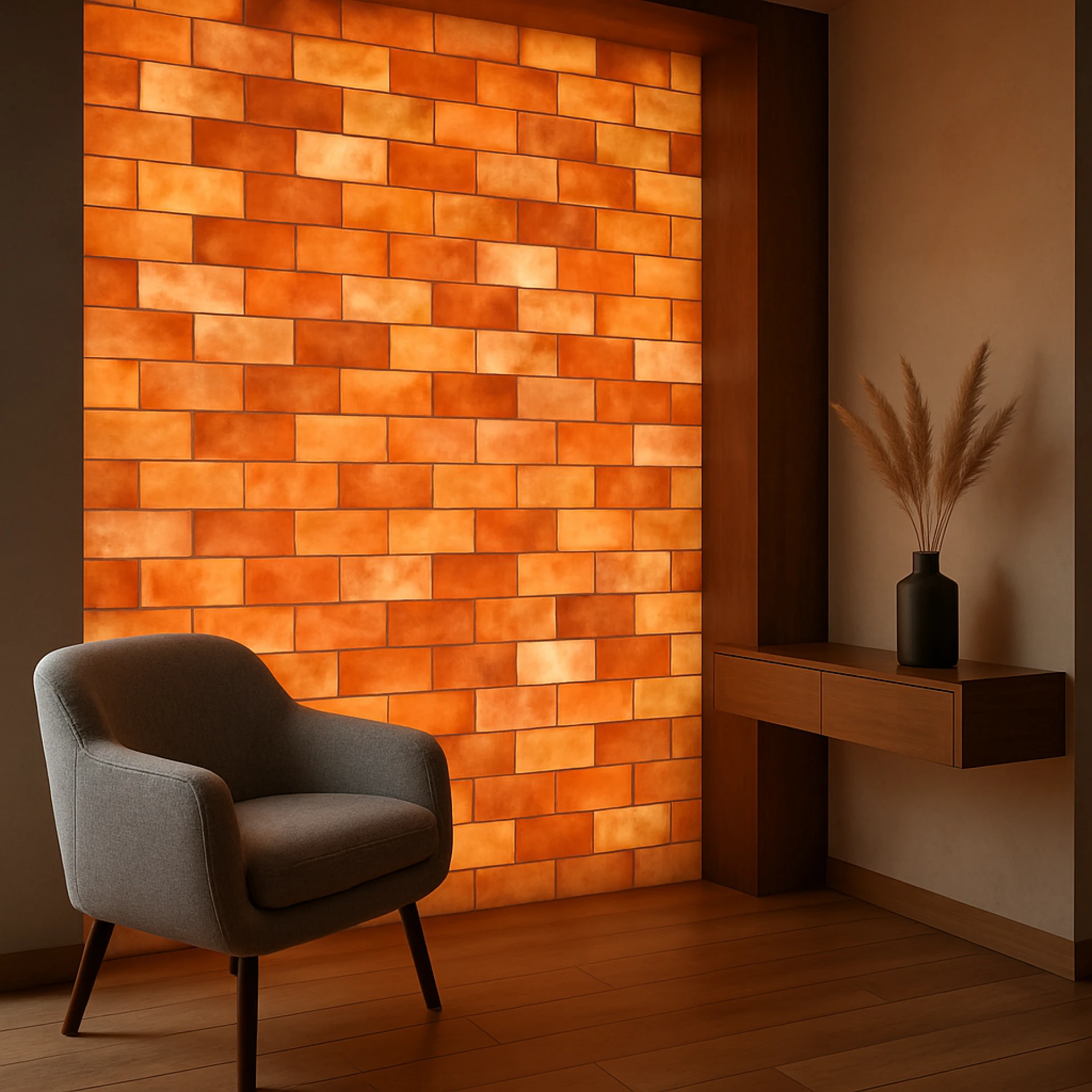 A Touch of Nature at Work: Office Decor Ideas Using Himalayan Salt Bricks