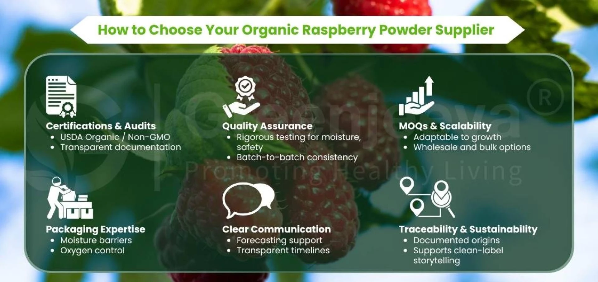Why Bulk Organic Raspberry Powder Is Essential for Clean-Label Formulations