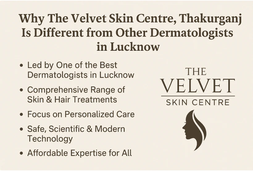 Why The Velvet Skin Centre, Thakurganj Stands Out Among Dermatology Clinics in Lucknow