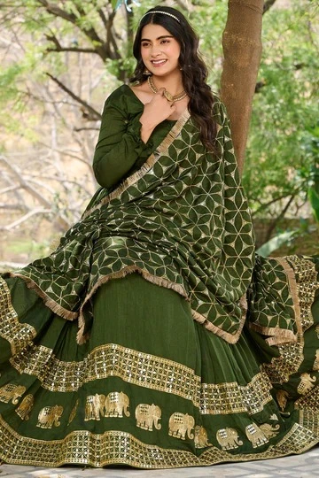 Exploring the Timeless Elegance of Green Gown and Pink Gown