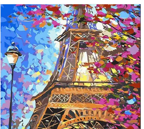 Diamond Painting Tour Eiffel de Nuit : Quand Paris Brille Sous les Diamants