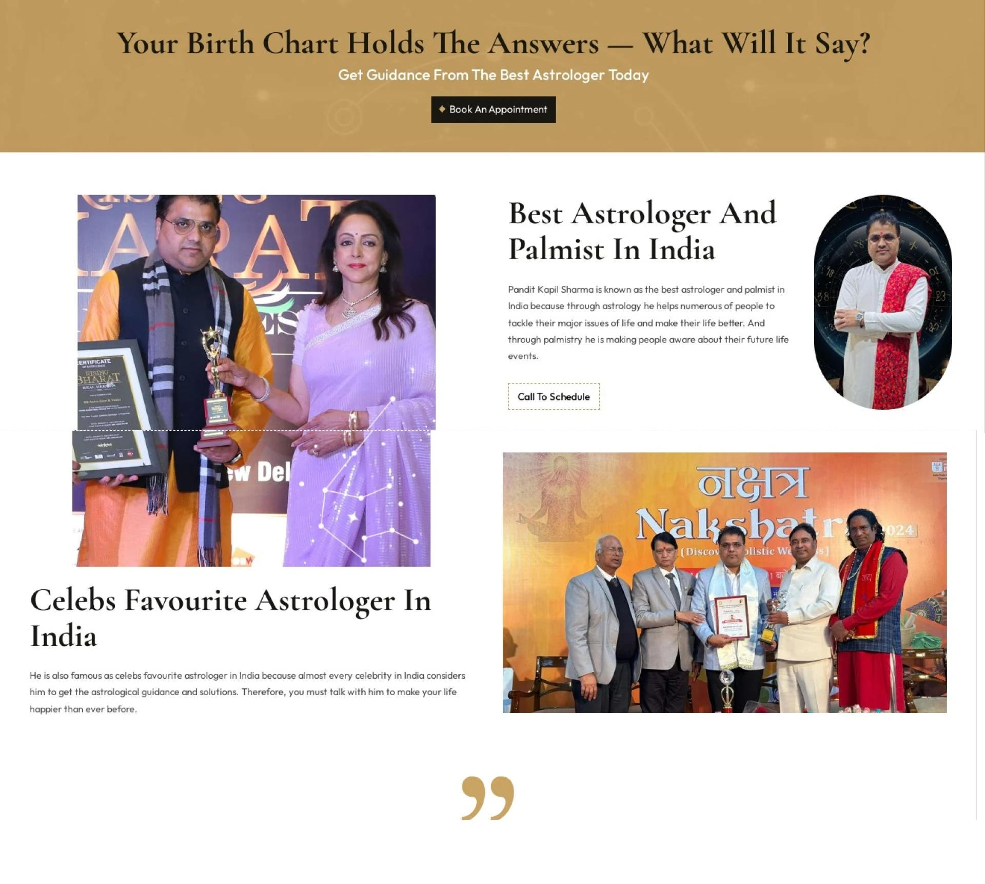 Celebrity Astrologer Pandit kapil Sharma.