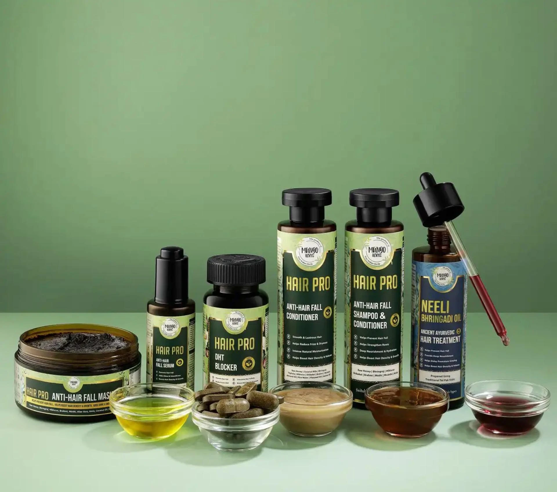 Mango Herbs Anti Hair Fall Combo | Complete Hair Fall Care