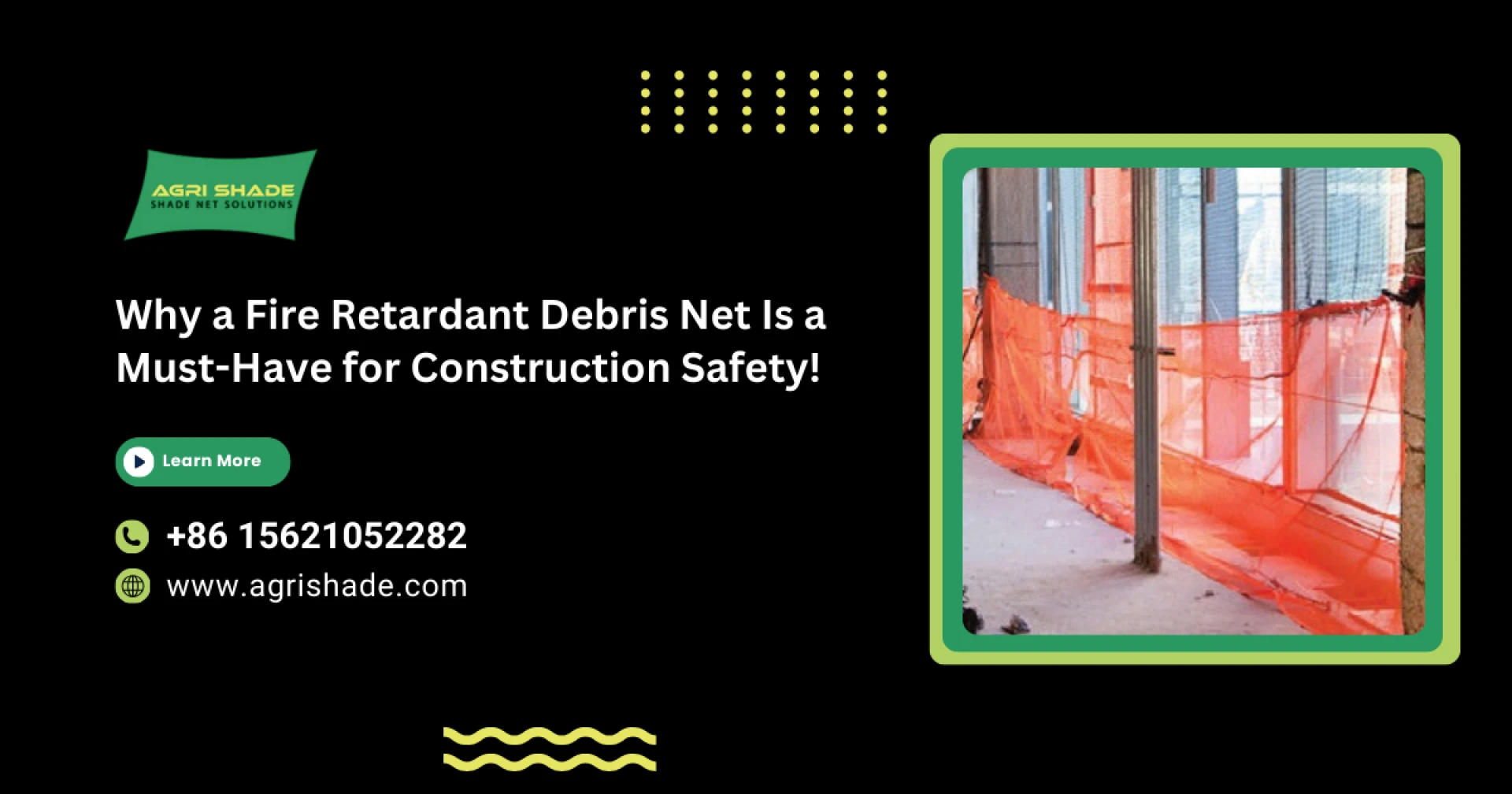 Why a Fire Retardant Debris Net Is a Must-Have for Construction Safety!