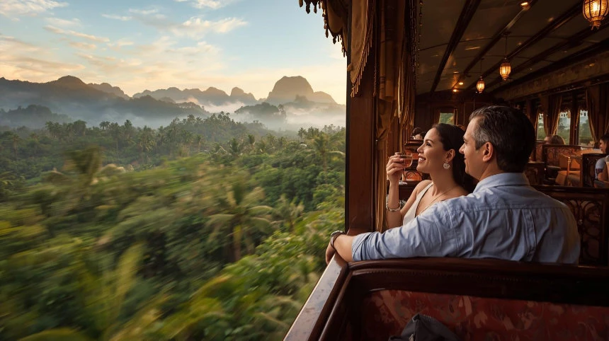 Best Luxury Train Journeys for Honeymooners and Lovers