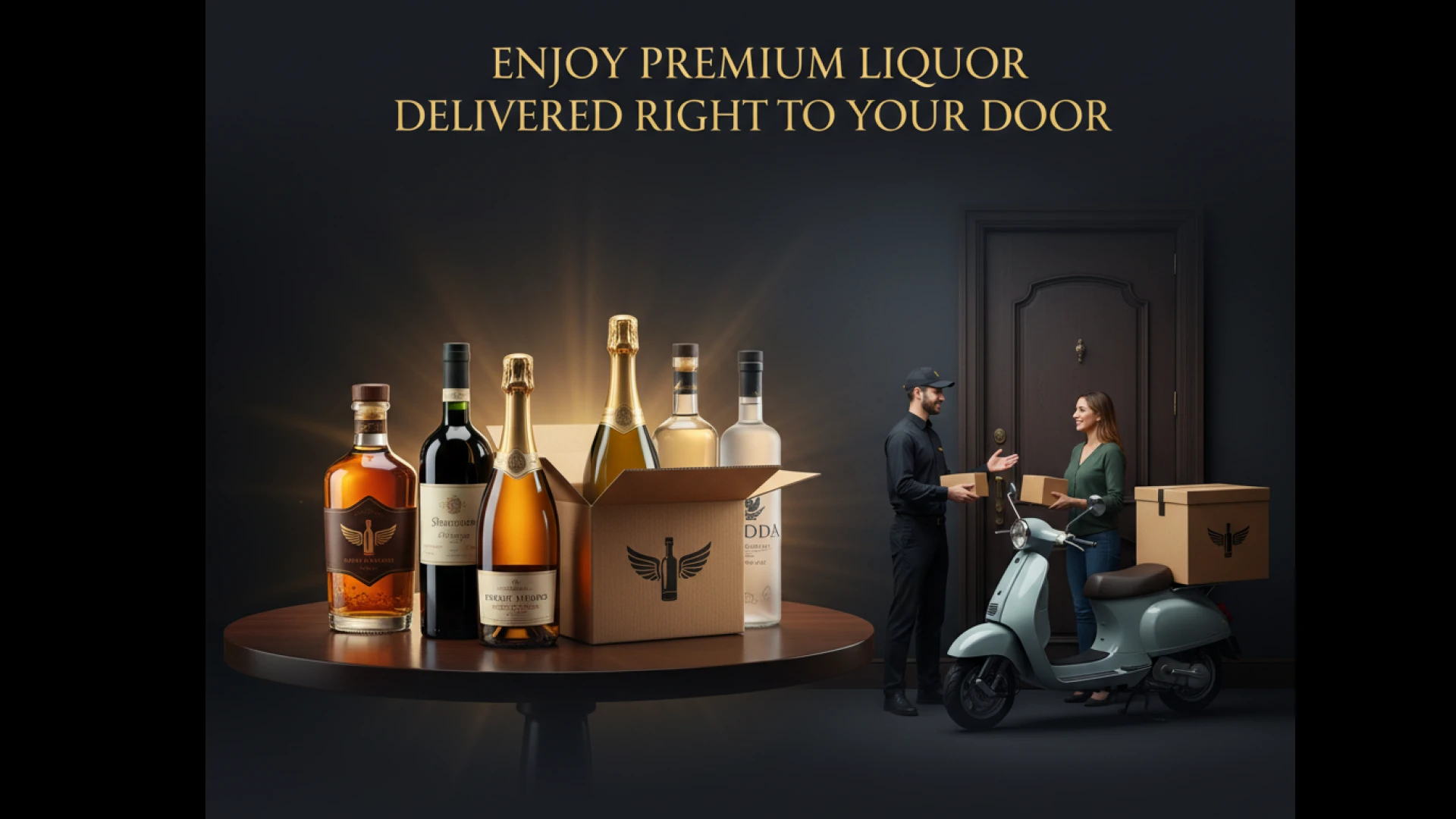 Enjoy Premium Liquor Delivered Right to Your Door