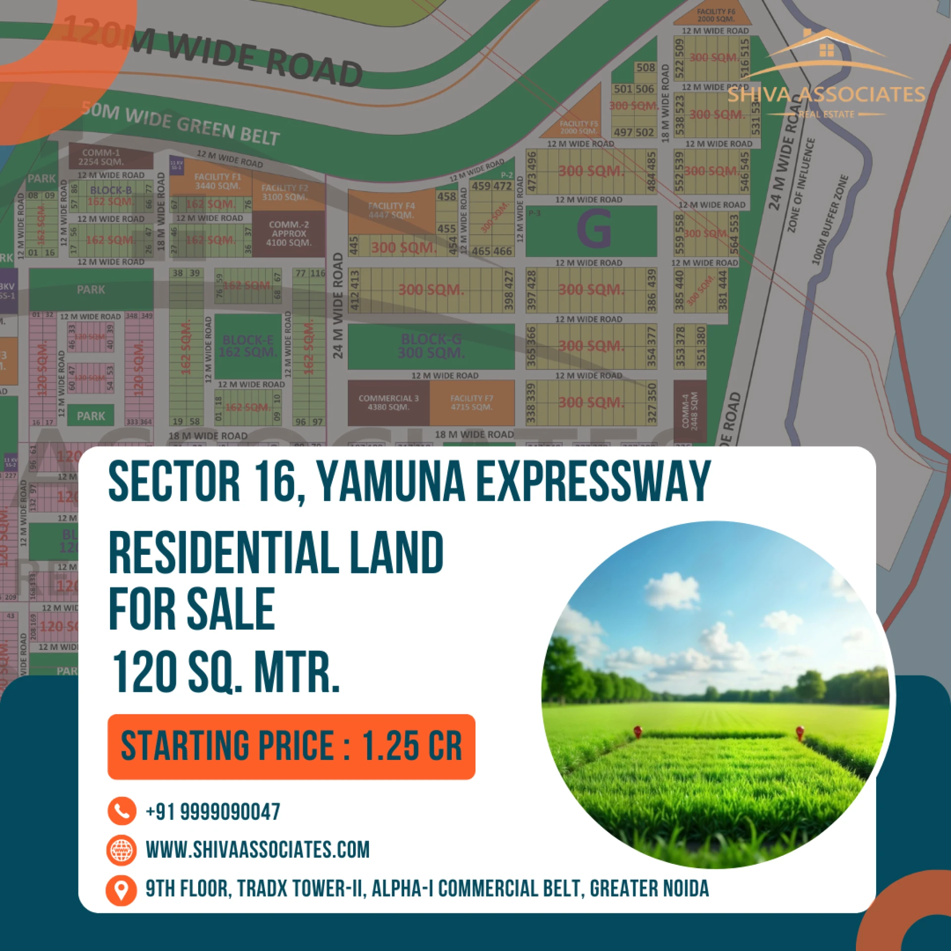 Explore Prime Residential Land at Sector 16, Yamuna Expressway