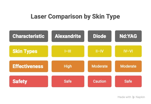 Why Does Laser Hair Removal Work Better on Some Skin Types Than Others?