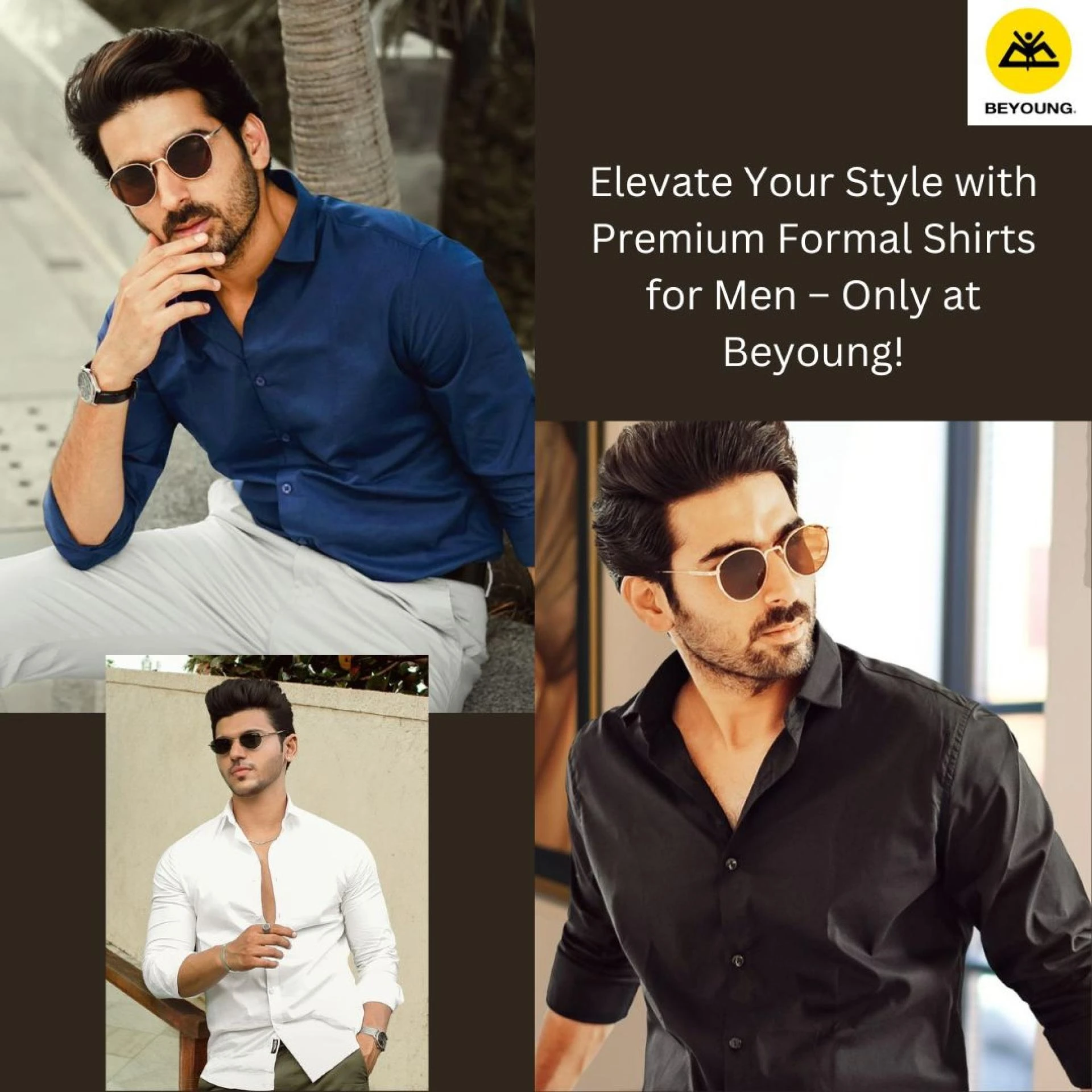 Beyoung Style Statement: Discover the Best Formal Shirts for Men