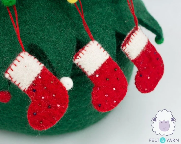 Celebrate the Holidays with Stunning Felt Christmas Decorations