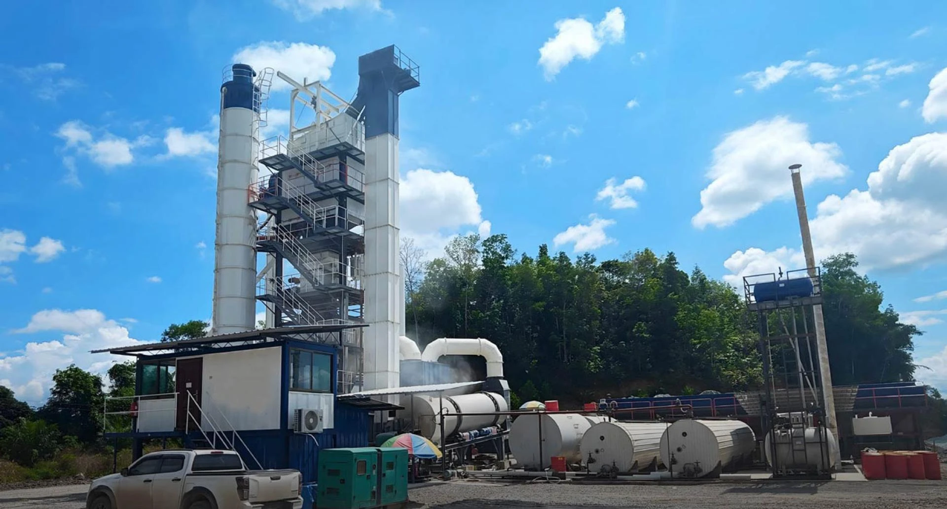 Targeted Improvements in Asphalt Batch Plants for Extreme Climates