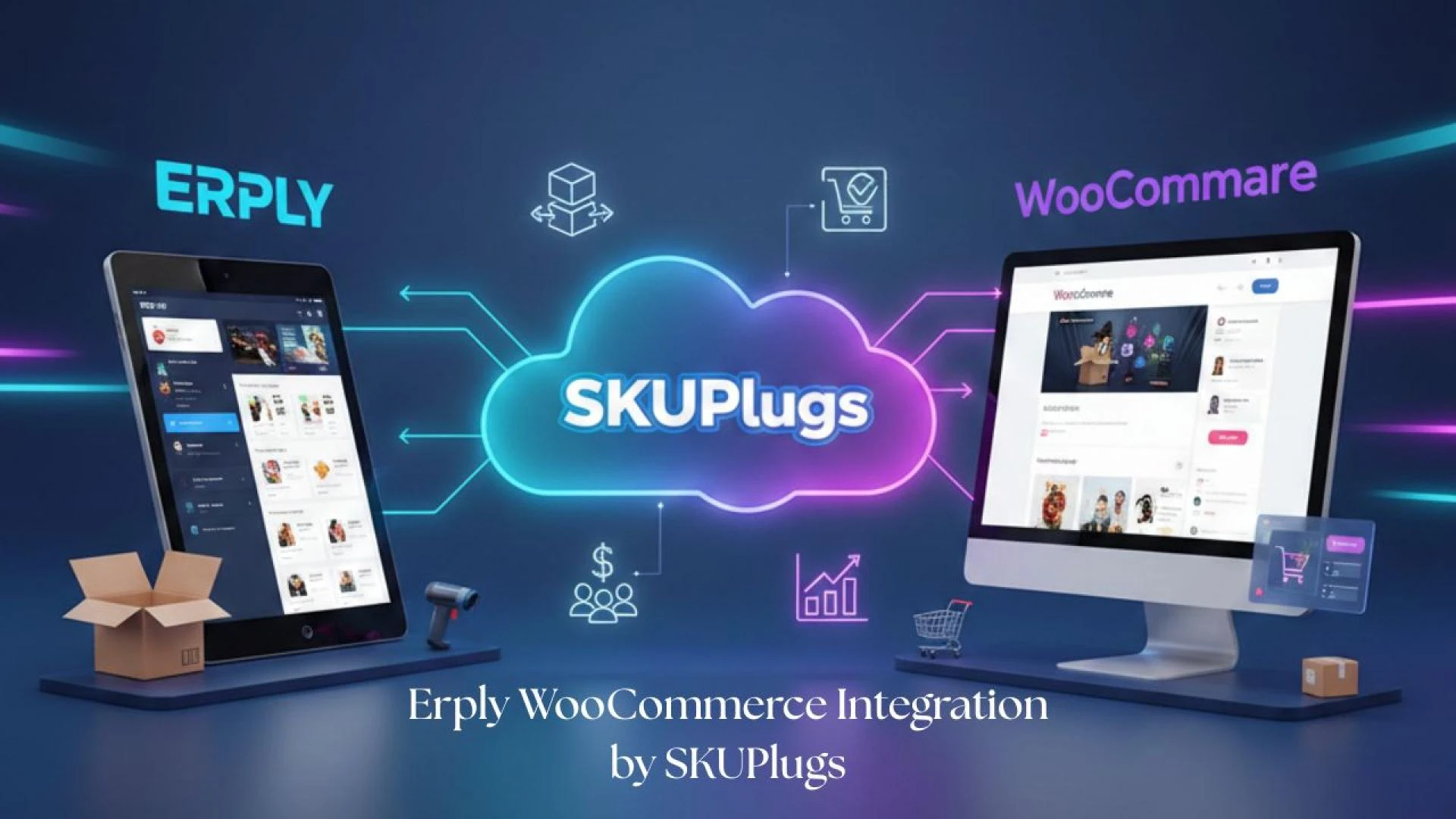 How Does ERPLY WooCommerce Integration via SKUPlugs Work?