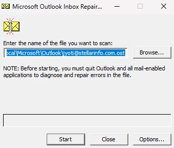 How to Fix Error "Your Outlook Data File cannot be Configured”?