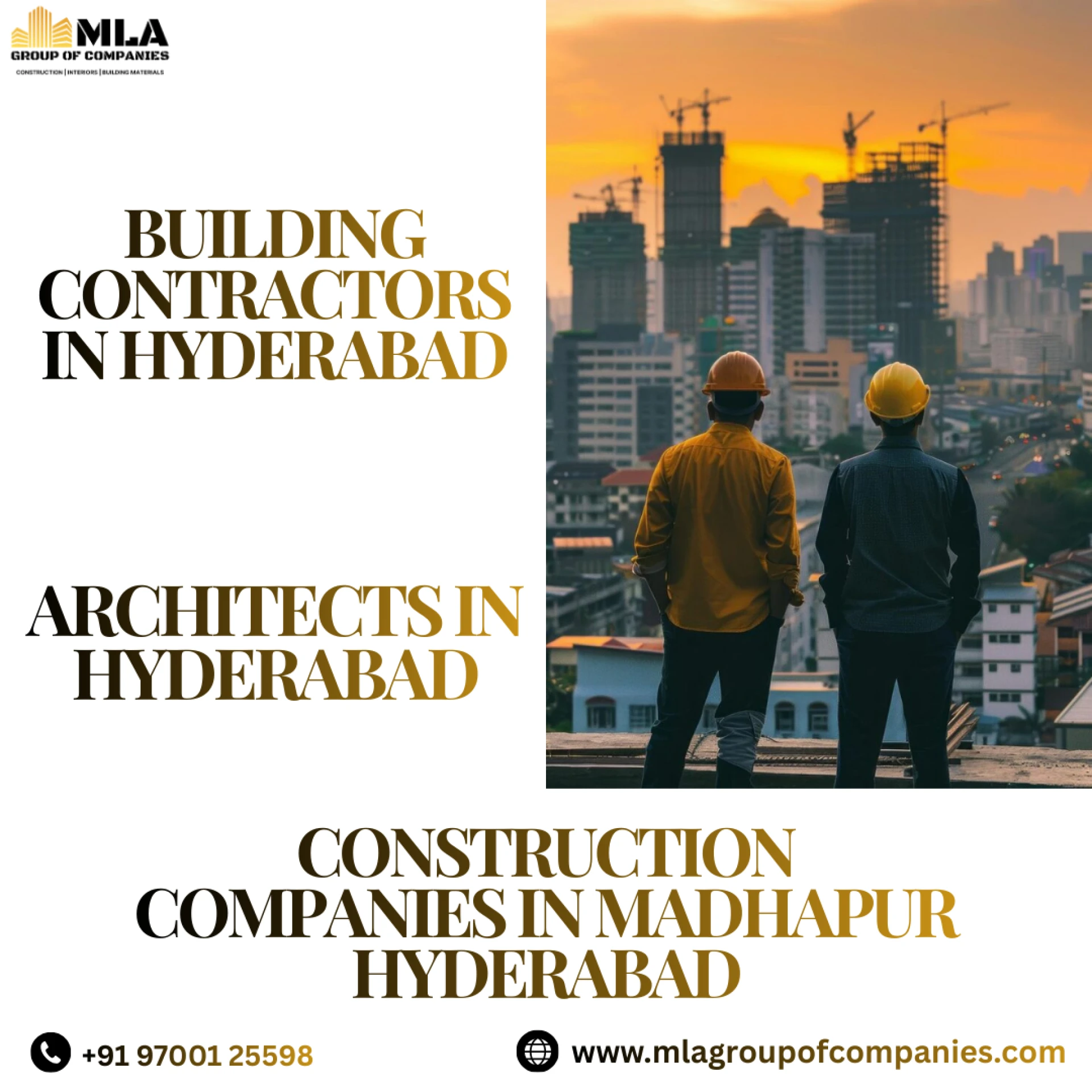 Building Contractors, Construction Companies & Architects in Hyderabad: Why MLA Group of Companies Stands Out
